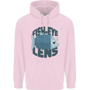 Fisheye Lens Funny Photography Photographer Childrens Kids Hoodie Light Pink