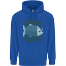 Fisheye Lens Funny Photography Photographer Childrens Kids Hoodie Royal Blue