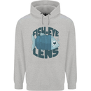 Fisheye Lens Funny Photography Photographer Childrens Kids Hoodie Sports Grey