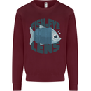 Fisheye Lens Funny Photography Photographer Kids Sweatshirt Jumper Maroon