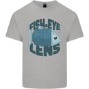 Fisheye Lens Funny Photography Photographer Kids T-Shirt Childrens Sports Grey