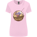 Fishing Dog Fisherman's Best Friend Womens Wider Cut T-Shirt Light Pink
