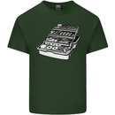 Fishing Tackle Box Fisherman Mens Cotton T-Shirt Tee Top Forest Green