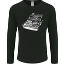 Fishing Tackle Box Fisherman Mens Long Sleeve T-Shirt Black