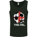 Football England Flag Mens Vest Tank Top Black