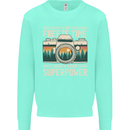 Freeze Time Photographer Photography Kids Sweatshirt Jumper Peppermint
