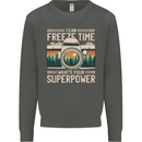 Freeze Time Photographer Photography Kids Sweatshirt Jumper Storm Grey