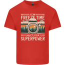 Freeze Time Photographer Photography Kids T-Shirt Childrens Red