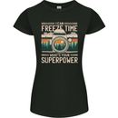 Freeze Time Photographer Photography Womens Petite Cut T-Shirt Black