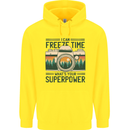Freeze Time Photography Photographer Childrens Kids Hoodie Yellow