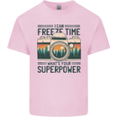 Freeze Time Photography Photographer Kids T-Shirt Childrens Light Pink