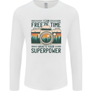 Freeze Time Photography Photographer Mens Long Sleeve T-Shirt White