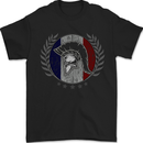 French Bodybuilding Flag Gym Training France Mens T-Shirt 100% Cotton Black