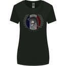 French Bodybuilding Flag Gym Training France Womens Wider Cut T-Shirt Black