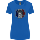 French Bodybuilding Flag Gym Training France Womens Wider Cut T-Shirt Royal Blue