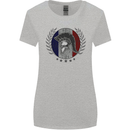 French Bodybuilding Flag Gym Training France Womens Wider Cut T-Shirt Sports Grey