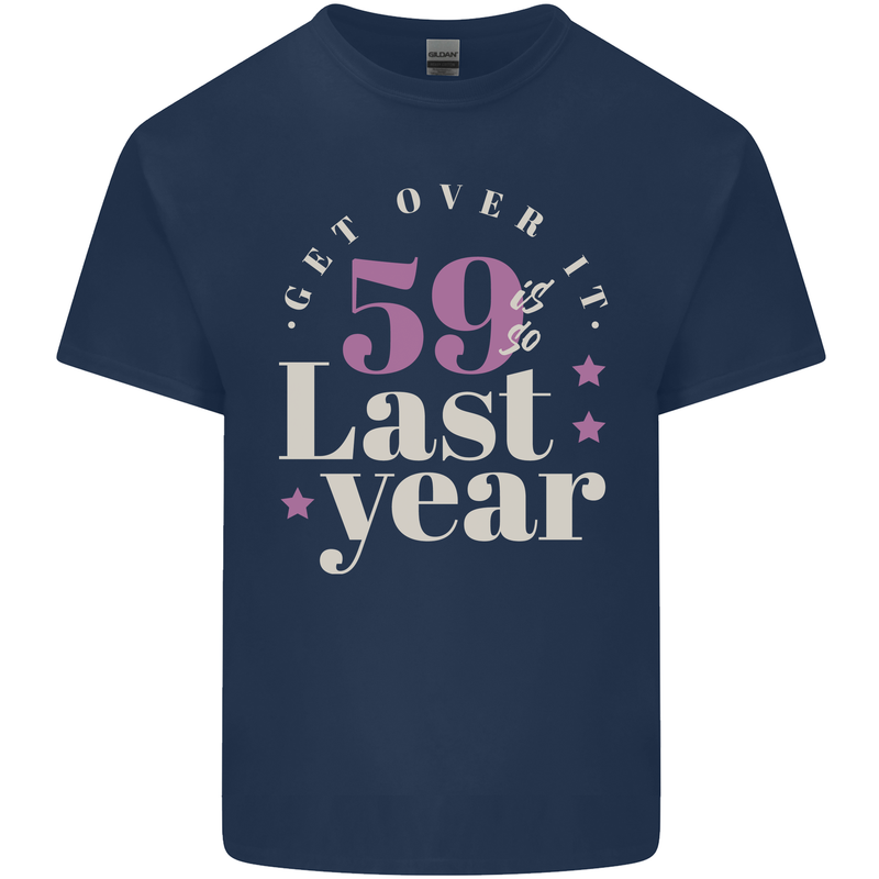 Funny 60th Birthday 59 is So Last Year Kids T-Shirt Childrens Navy Blue