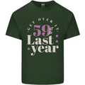 Funny 60th Birthday 59 is So Last Year Mens Cotton T-Shirt Tee Top Forest Green
