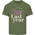 Funny 60th Birthday 59 is So Last Year Mens Cotton T-Shirt Tee Top Military Green