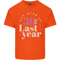 Funny 60th Birthday 59 is So Last Year Mens Cotton T-Shirt Tee Top Orange