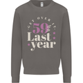 Funny 60th Birthday 59 is So Last Year Mens Sweatshirt Jumper Charcoal