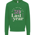 Funny 60th Birthday 59 is So Last Year Mens Sweatshirt Jumper Irish Green