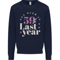 Funny 60th Birthday 59 is So Last Year Mens Sweatshirt Jumper Navy Blue