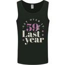 Funny 60th Birthday 59 is So Last Year Mens Vest Tank Top Black