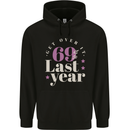 Funny 70th Birthday 69 is So Last Year Childrens Kids Hoodie Black
