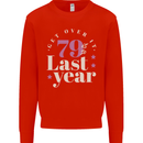 Funny 80th Birthday 79 is So Last Year Mens Sweatshirt Jumper Bright Red