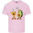 Funny Avocado Joke Kids T-Shirt Childrens Light Pink