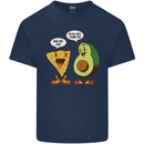 Funny Avocado Joke Kids T-Shirt Childrens Navy Blue
