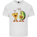 Funny Avocado Joke Kids T-Shirt Childrens White