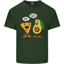 Funny Avocado Joke Mens Cotton T-Shirt Tee Top Forest Green