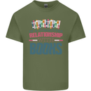 Funny Book Relationship Bookworm Reader Mens Cotton T-Shirt Tee Top Military Green