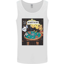 Funny Cat Poker How Much is the Fish Mens Vest Tank Top White