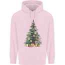 Funny Christmas Donut Tree Xmas Mens 80% Cotton Hoodie Light Pink
