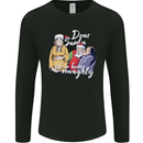 Funny Christmas Pregnancy Xmas Pregnant Xmas Mens Long Sleeve T-Shirt Black