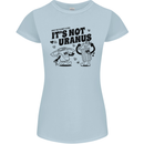 Funny Climate Change Its Not Uranus Womens Petite Cut T-Shirt Light Blue