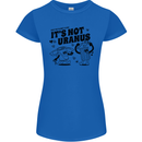Funny Climate Change Its Not Uranus Womens Petite Cut T-Shirt Royal Blue