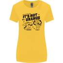 Funny Climate Change Its Not Uranus Womens Wider Cut T-Shirt Yellow