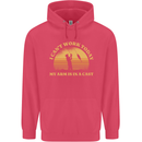 Funny Fishing Arm is In a Cast Fisherman Childrens Kids Hoodie Heliconia