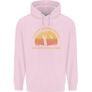 Funny Fishing Arm is In a Cast Fisherman Childrens Kids Hoodie Light Pink