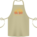 Funny Fishing Arm is In a Cast Fisherman Cotton Apron 100% Organic Khaki
