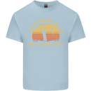 Funny Fishing Arm is In a Cast Fisherman Mens Cotton T-Shirt Tee Top Light Blue
