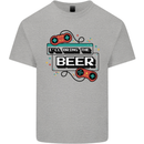 Funny Gaming Ill Bring the Beer Alcohol Mens Cotton T-Shirt Tee Top Sports Grey
