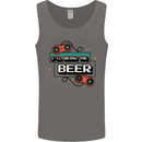 Funny Gaming Ill Bring the Beer Alcohol Mens Vest Tank Top Charcoal
