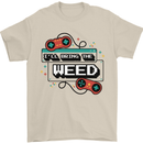 Funny Gaming Ill Bring the Weed Cannabis Mens T-Shirt 100% Cotton Sand