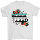 Funny Gaming Ill Bring the Weed Cannabis Mens T-Shirt 100% Cotton White
