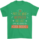 Funny Geology Geologist Science Cool Rocks Mens T-Shirt 100% Cotton Irish Green